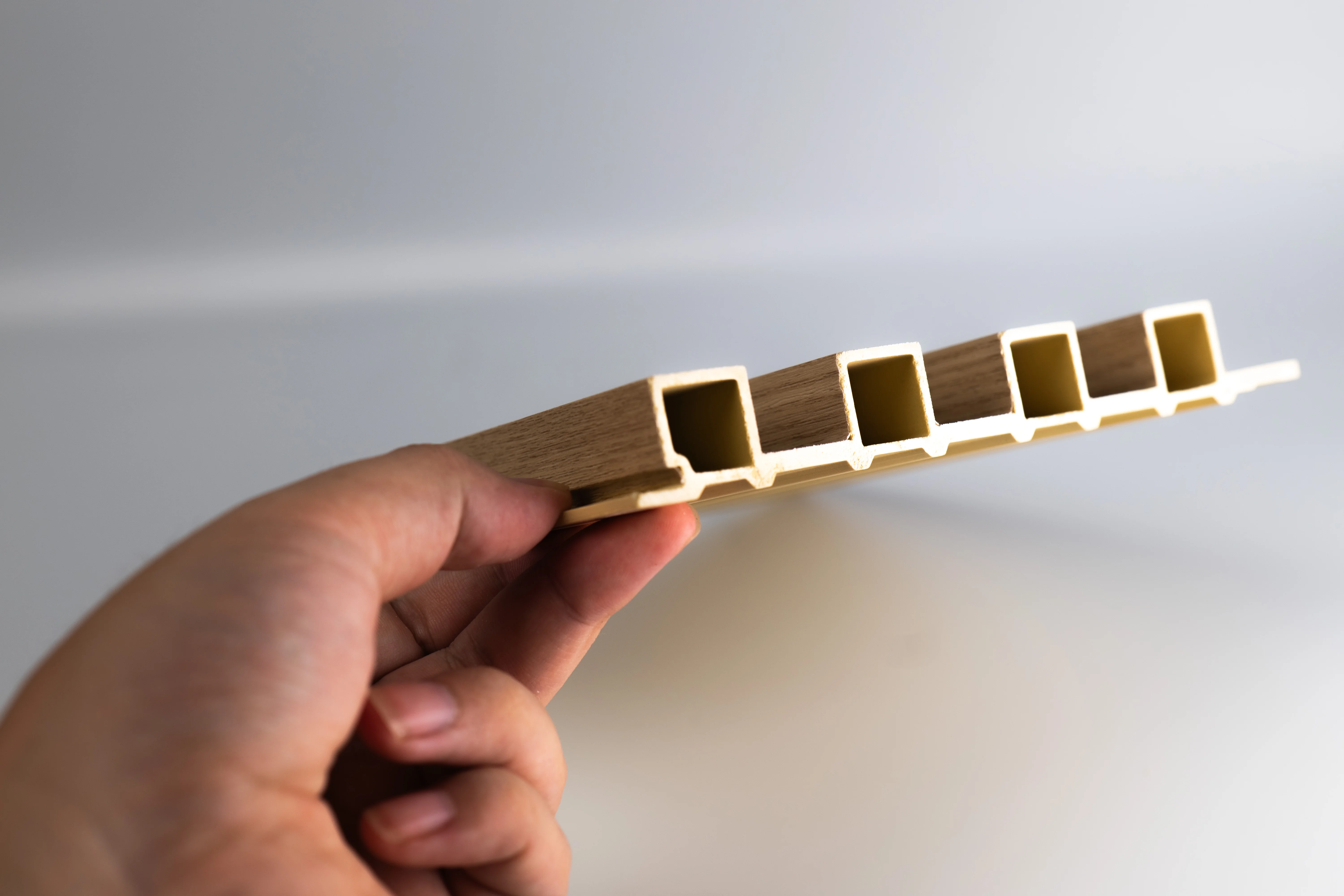 Home House Bedroom Decoration Interior Decorative Sticker 3D Wallpapers Design Wood Board Self Adhesive WPC Wall Panel