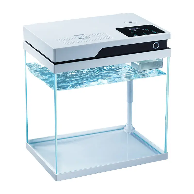 YEE Factory Price No Water Change Desktop Fish Tank Wholesale Ultra silent Automatic Feeding Humidification Fish Tank