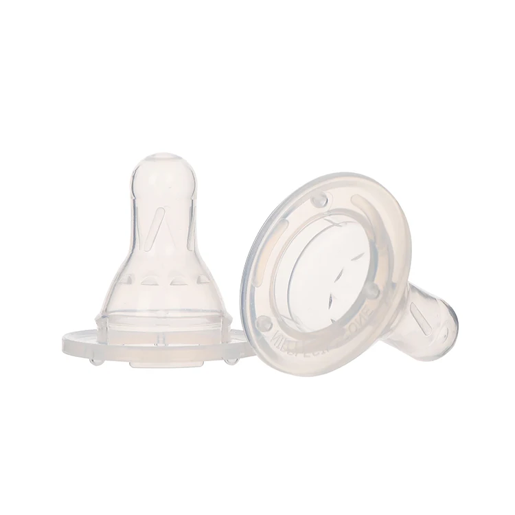 BPA free silicone realistic nipples food grade silicone baby nipple