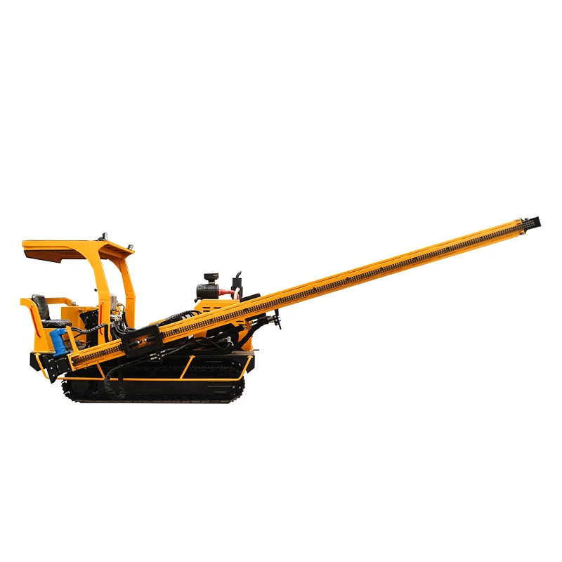 With Cummins diesel engine and impactor for solar plant construction, HXR5 hydraulic crawlersolar pile driver ramming machine