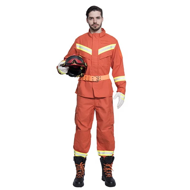 factory  fireman fire  protective fireproof emergency rescue suit clothing