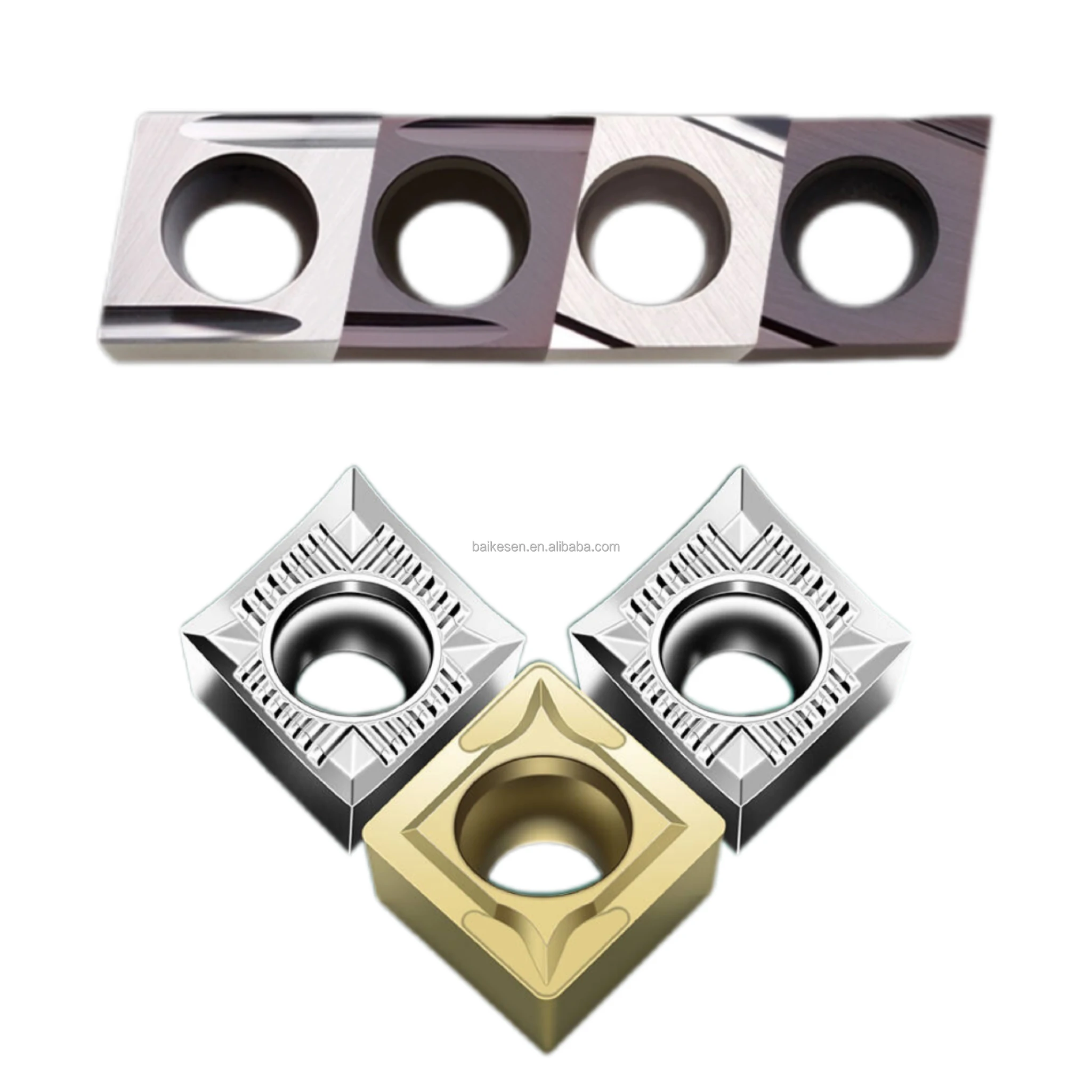 BKS CCGT factory carbide cnc  cutting tools inserts lathe ccgt inserts  Lathe Carbide Inserts Turning Tools Cut Sharp Blade