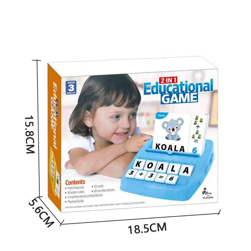 educational toy Low Price Spelling Letter Toy Teaches Puzzle Plastic Matching Letter Game Toy