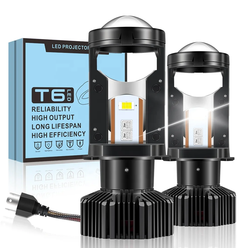 car led projector lens h4 40w led car headlight 8000lm led 3570 Csp H4