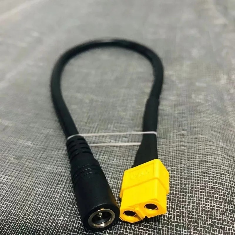 XT60 Plug Male Female Connector to  DC 5525 5521 Power Cable for Drone  FPV Multirotor Field Repairs Apply 30CM 18AWG customized