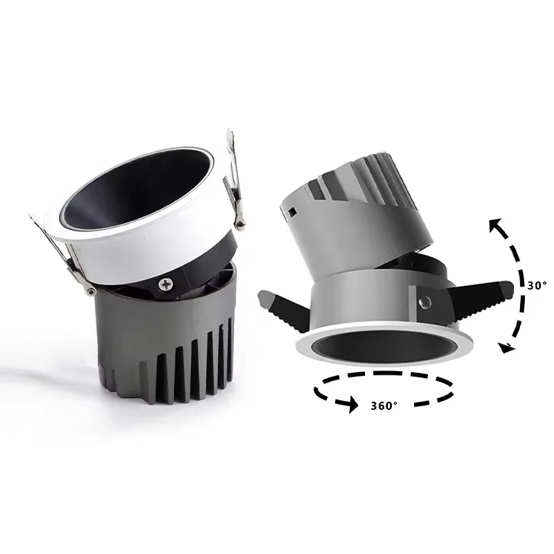 Hotel Indoor Home Bedroom Modern Downlight Lighting Decoration LED Embedded LED Downlight Spotlight