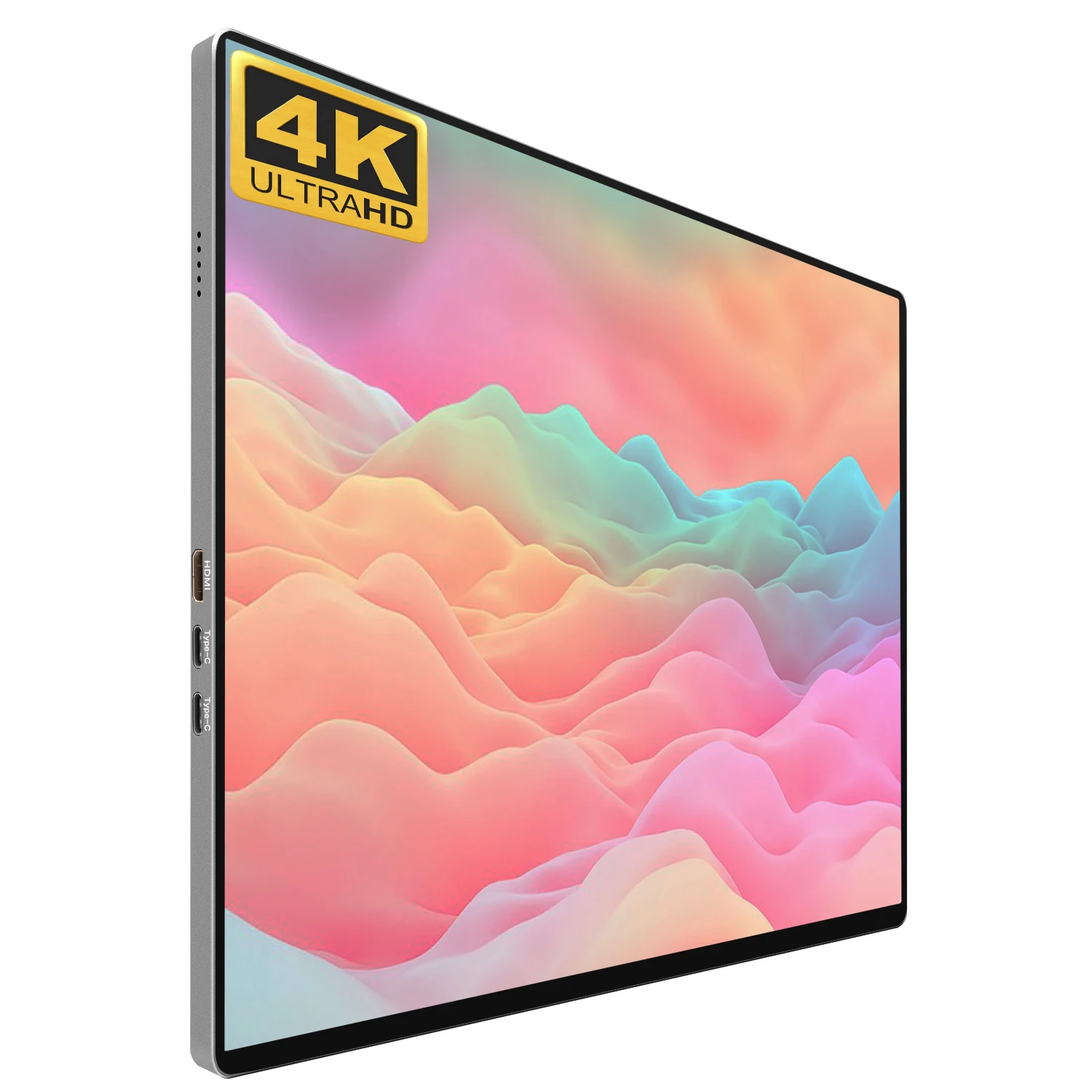 
ZOOYA Sibolan 15.6 inch 4k uhd portable touch screen monitor gravity sensor auto rotating bezeless touch osd menu usb type-c 