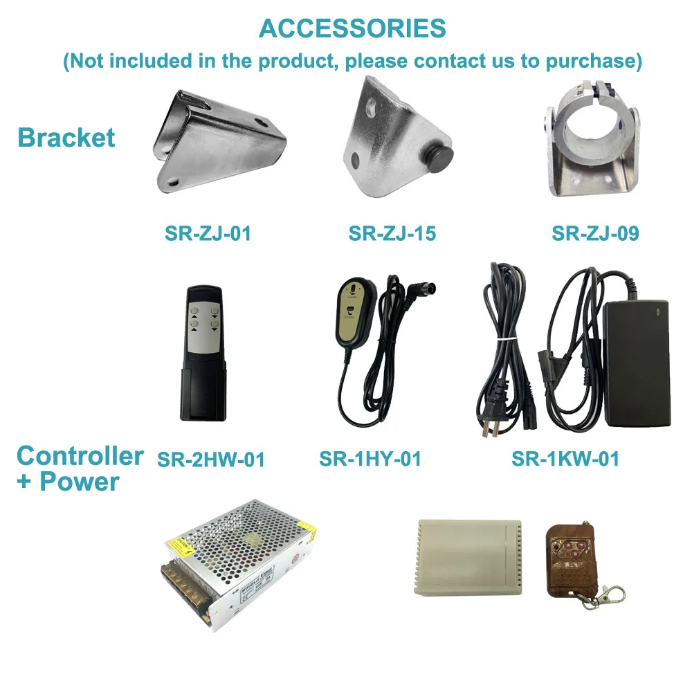 Bringsmart 30mm 150mm 36V 48V 24V15mm/s IP54 200N campervan bed lift kit snow plow 12v heavy duty industrial linear actuator