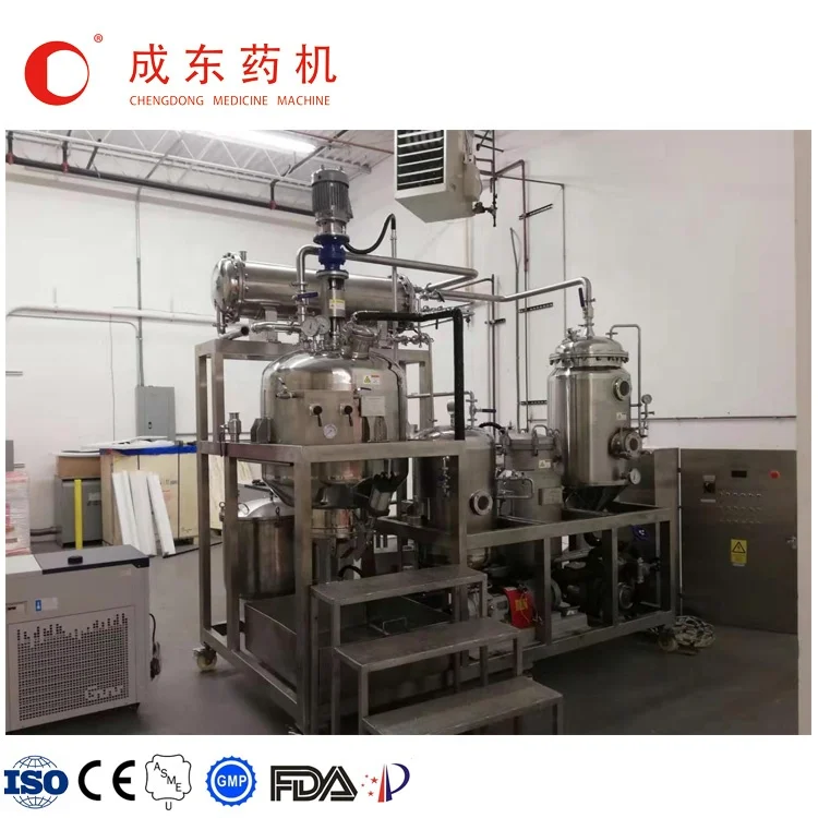 Thermal Refluxing Combined Herb Extraction And Concentration Machine