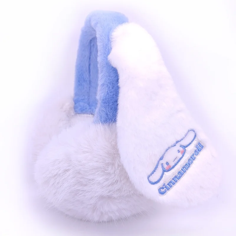 Cinnamoroll Winter Warm Earmuffs Children Girls Plush Thick Soft Ear Cover Melody Protection Warmth Ear Muffs