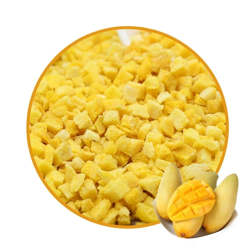Pure Natural 100% Dried Fruit Freeze Dried Mango Slice,Cube For Wholesale Professional And OEM Cheap