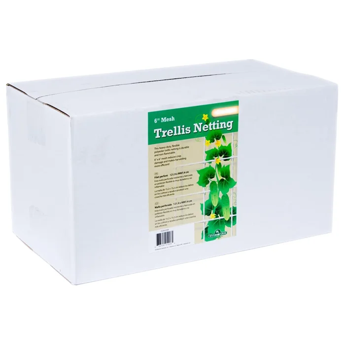 Support climbing plants and vegetables for Trellis Netting 6' mesh