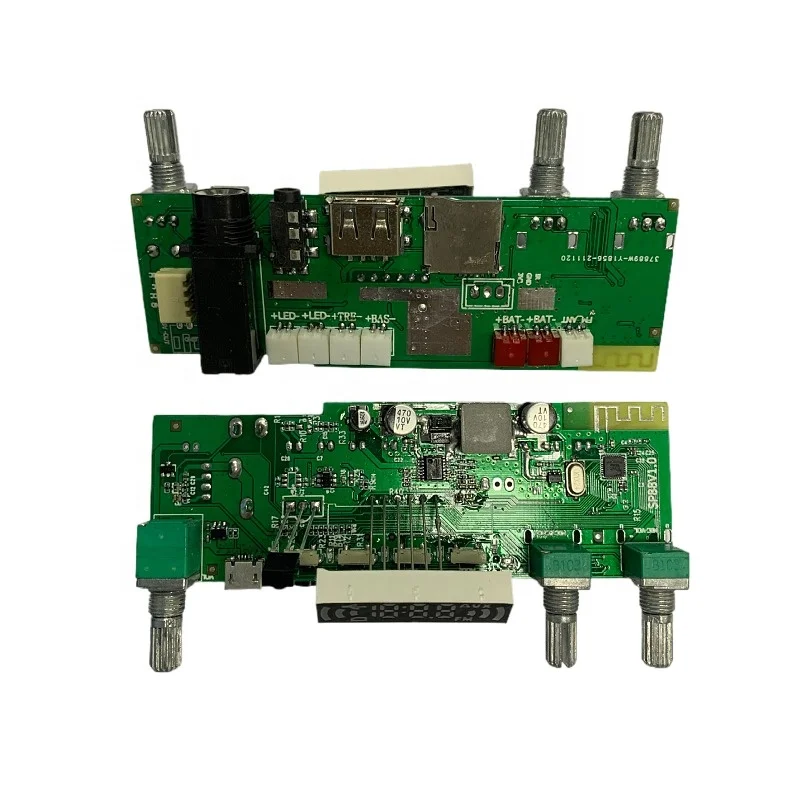 2022 new Hot Sale BT radio fm micro SD card AUX remote amplifier audio board made in China