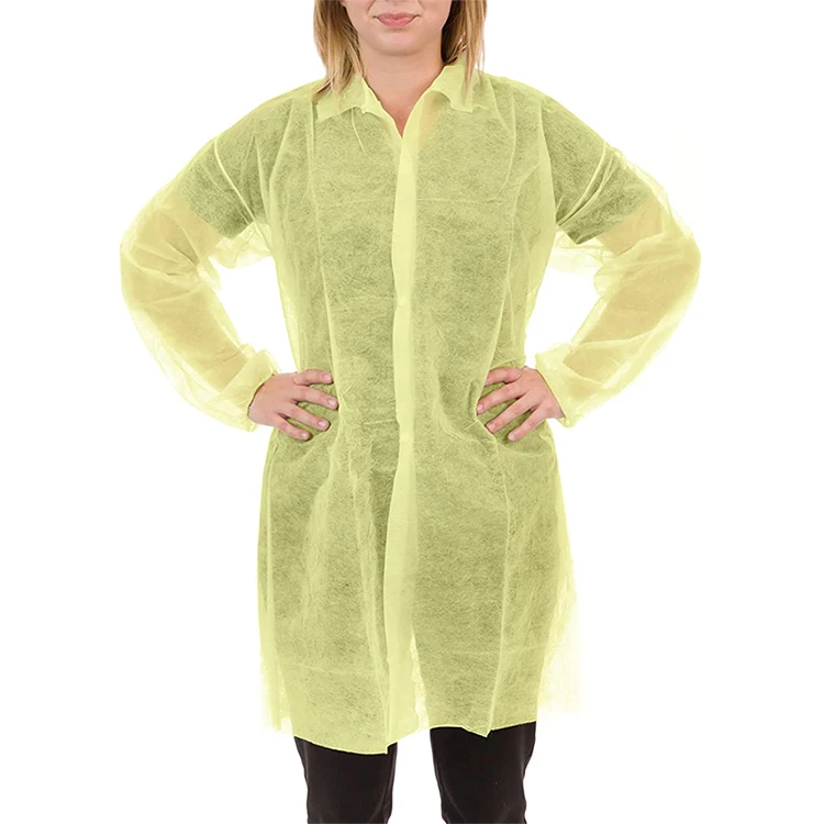 China Factory Made PP Disposable Waterproof Workwear, Lab Gown