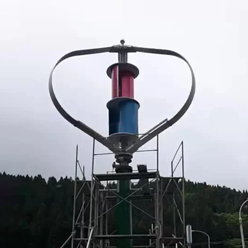8KW Vertical Axis Wind Turbine Generator 8000W 220V 380V Wind Turbines for Home Boat Engineering