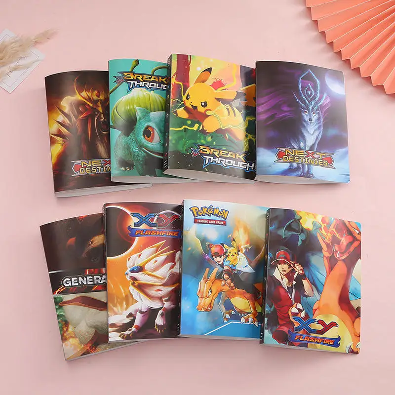 Wholesale Anime Products 160pcs Pokemoned Collect Card Book Storage Booklet Poke mon Toys
