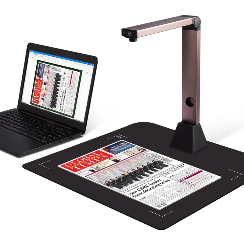 A3 Size Document Visualizer Wifi Camera Book A2 Software Portable Document Scanner