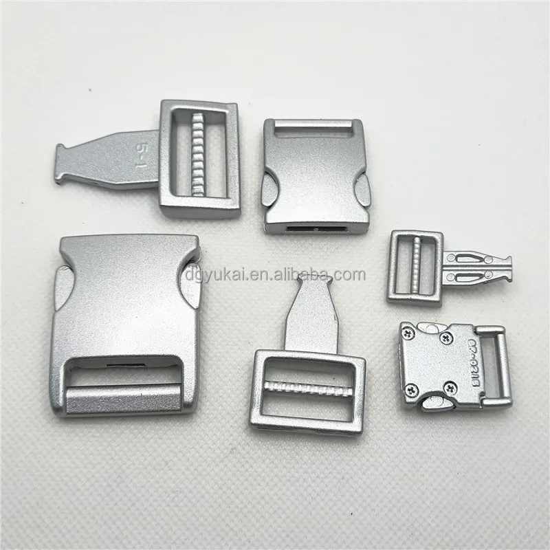 Customized aluminum buckle hardware 15/20/25mm accessory handbag metal buckle