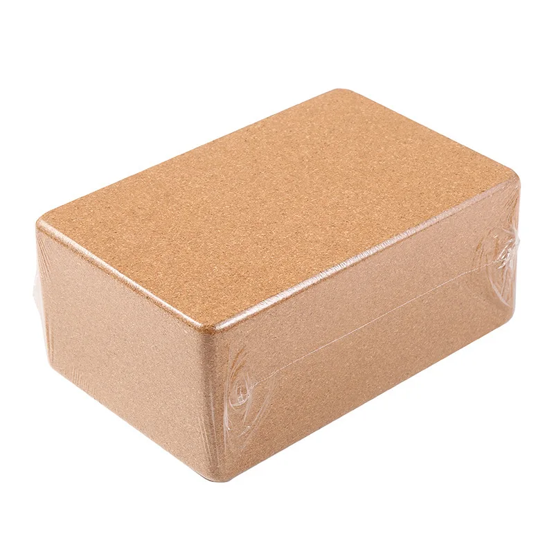 
Wholesale Yoga Brick Customized Logo Eco-friendly Fitness Odor Free Non-slip Natural Cork Yoga Block 