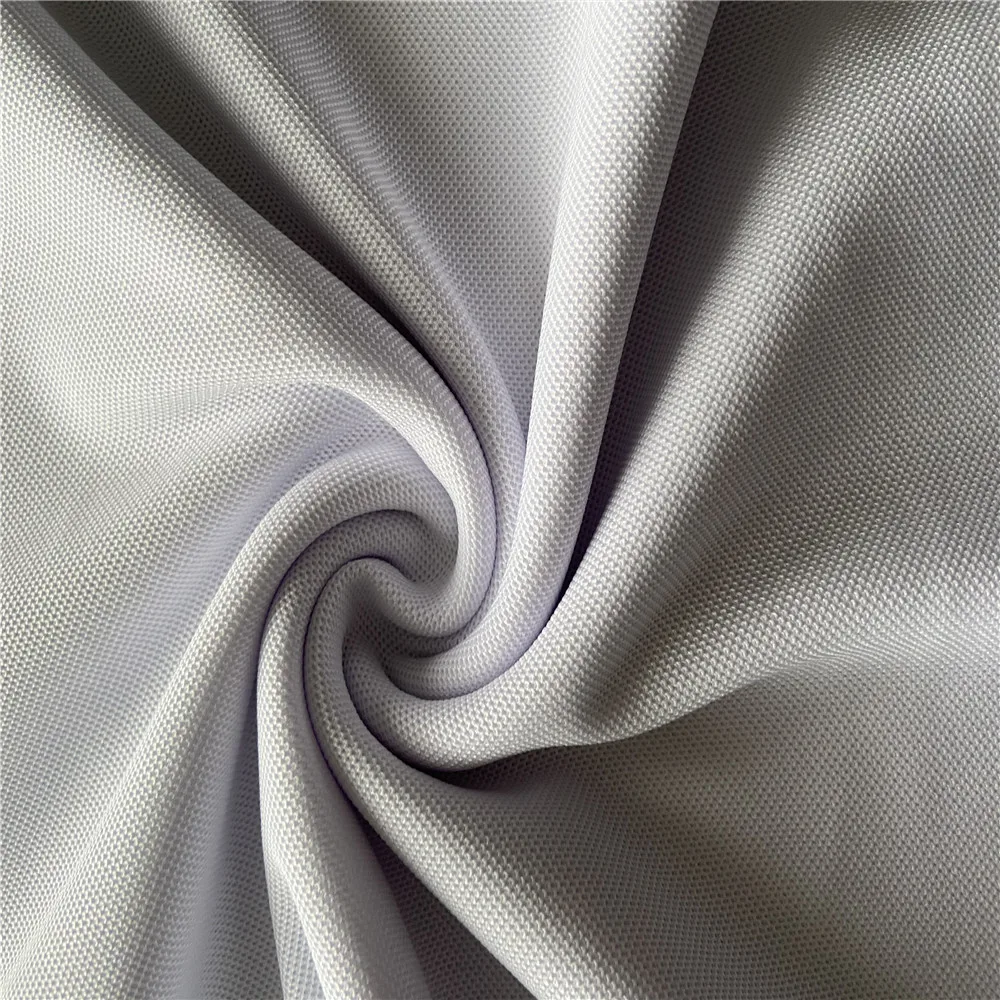 Cool Feel Sportswear Sports Towel 100% Polyester Jersey Shirting Net Beaded Fabric For Clothing