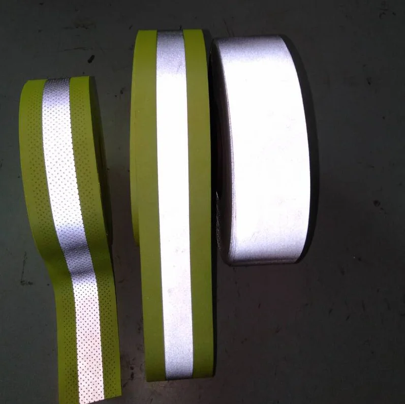 Hi Vis Reflective 2 Inches Fire Resistant Flame Retardant Cotton Material Reflecting Strip Tape for Firefighter Fireman Clothing