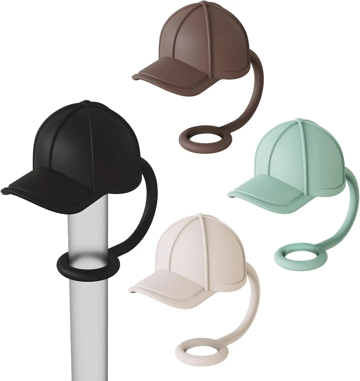 10 мм силиконовая бейсболка, соломенная шляпа для 30 и 40 унций, аксессуары для женщин, подарок