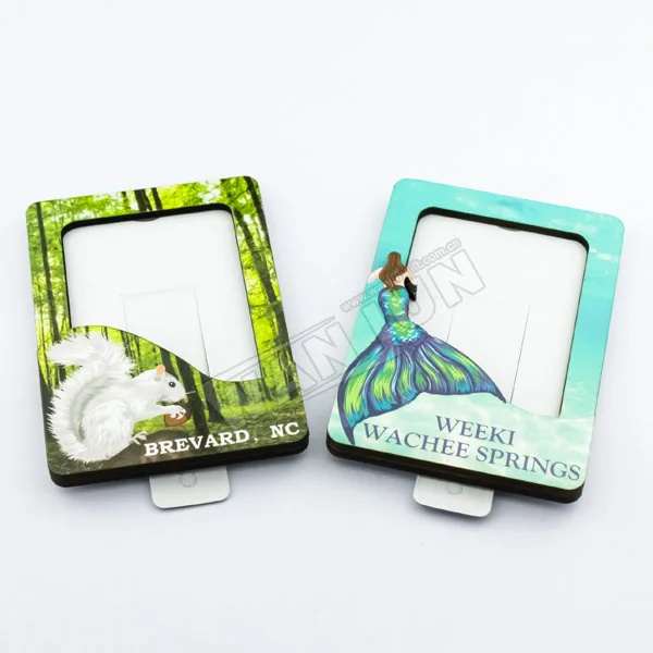 Factory  Wholesale Custom Cheap Price Design Standard Photo Frame Fridge Magnet