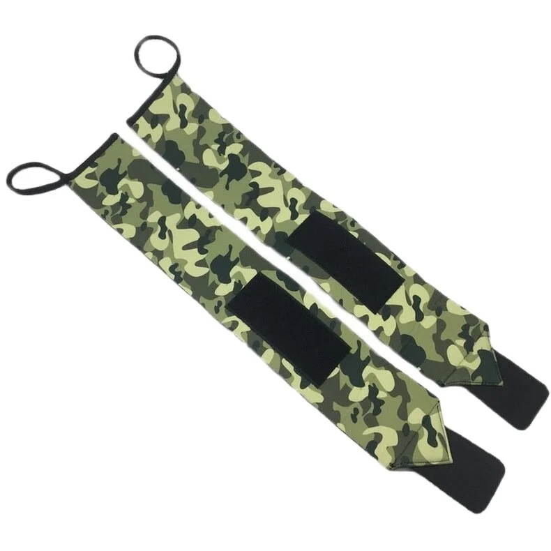 
Customized Camouflage Weightlifting Wrist Wrapping Support Fitness Sport Wrist Protector 