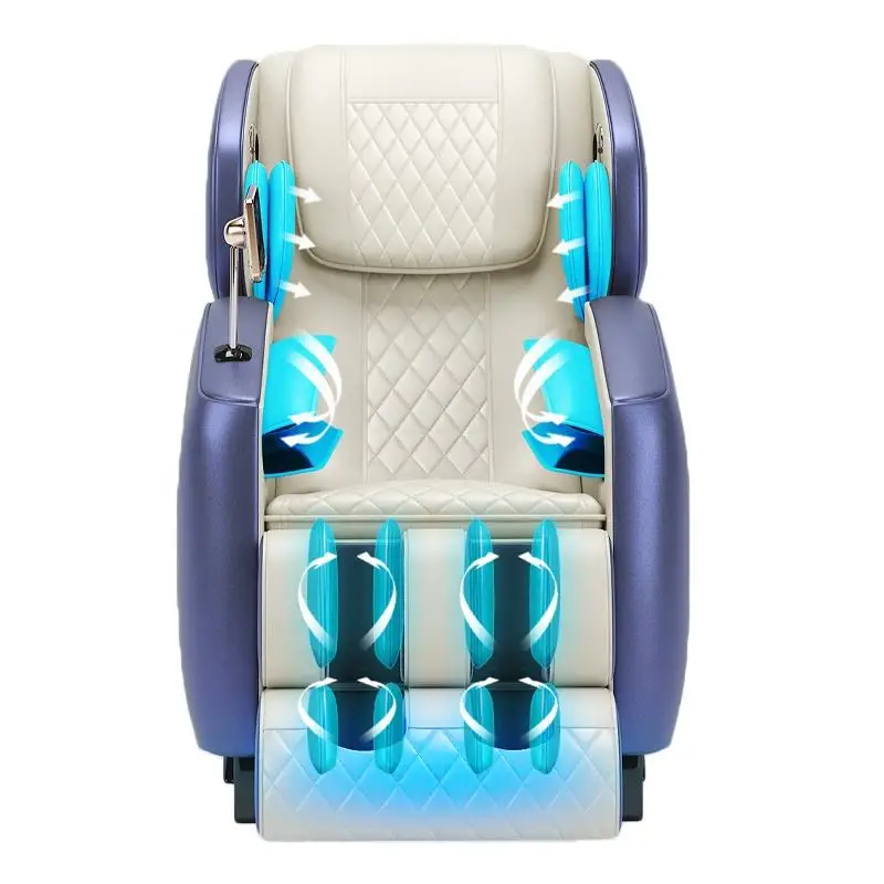 Hot Selling Health Care Products 2024 4D Intelligent Rechargeable Rolling Kneading Massage Chair For Full Body