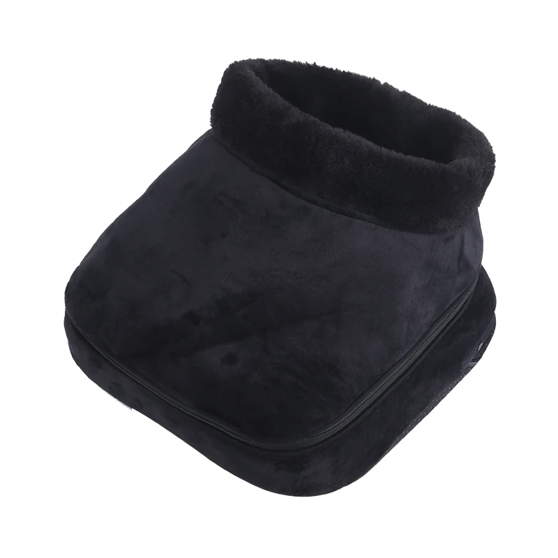 Factory  wholesales  hot sold 4D heated foot massage shoes air pressure therapy Shiatsu  washable foot massager boots