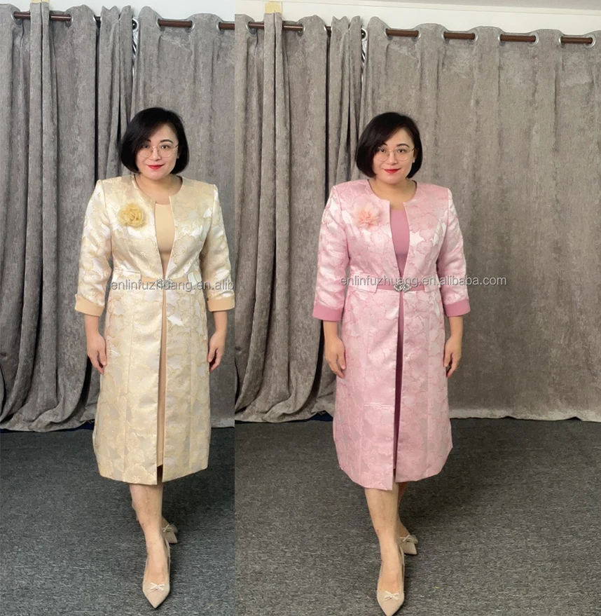 Plus Size Occasional Brocade Church suit for Ladies Church Dresses for Women Formal