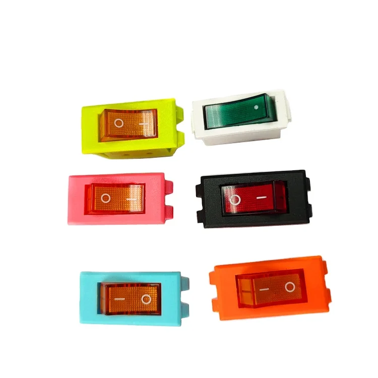 Widely Used 10a 125v Decorative Decorative 3pin Rocker Switch Lighted