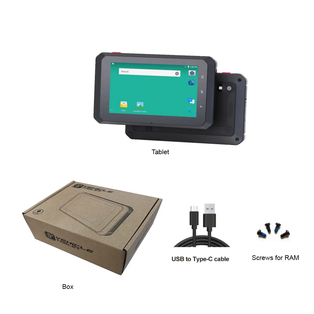 5 Inch Tablet Android GPS Navigator Android Display Unit with 4G LTE GPS NFC Camera for fleet and asset management