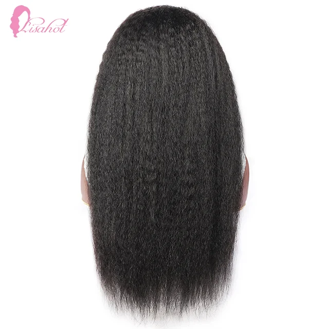 2022 Hot Sell Natural Black Malaysian Human Hair Cheap Scarf Wig Glueless Machine Made  Wig Grip Headband For Black Women