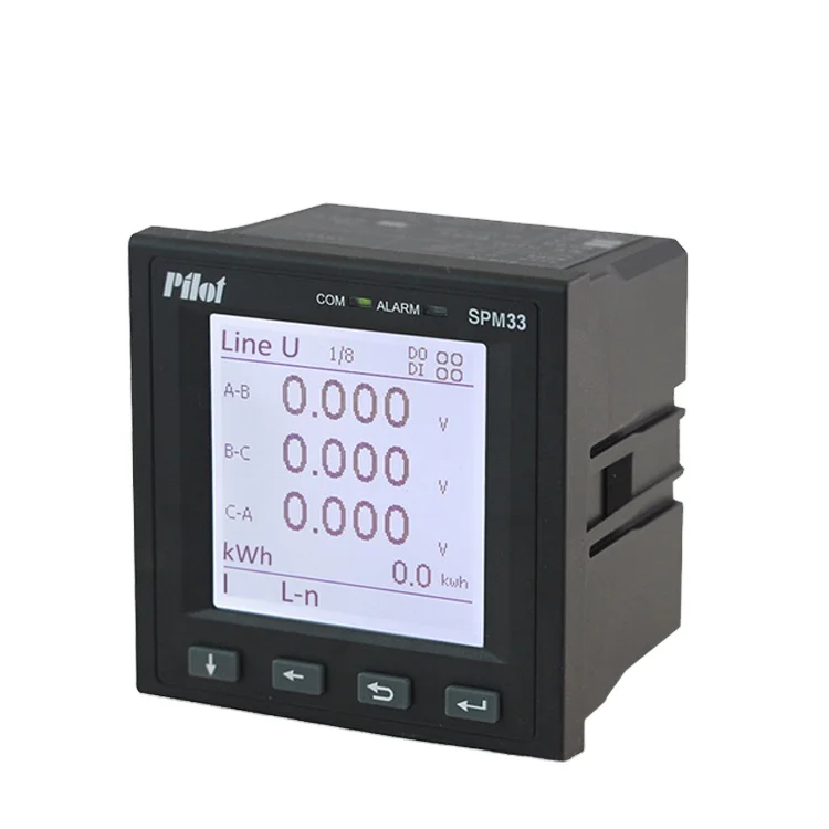 Pilot SPM33-R-T-LAN multifunction panel RS485 Modbus power meter power quality analyzer