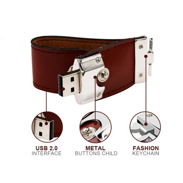 Custom logo Business Gift Leather High Speed USB 3.0 Flash Drives 8Gb USB flash Memory 16GB 32GB