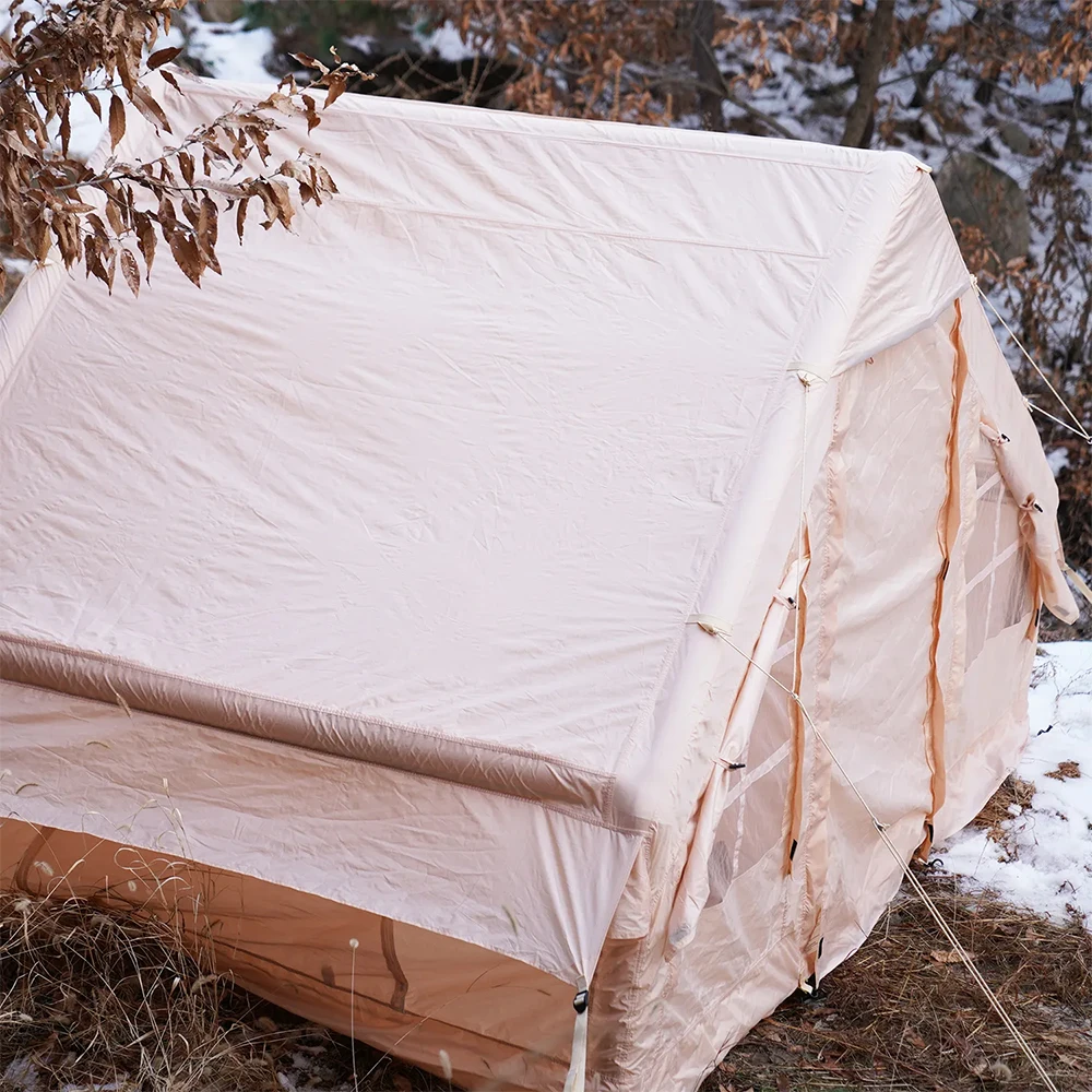 Wholesale New Design Inflatable Camping Tent Waterproof Oxford Fabric Canvas Desert Tent Outdoor Camping Inflatable Tent