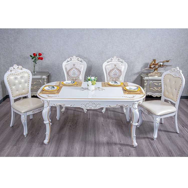 Ekintop new design modern oval dining table white 12 seater