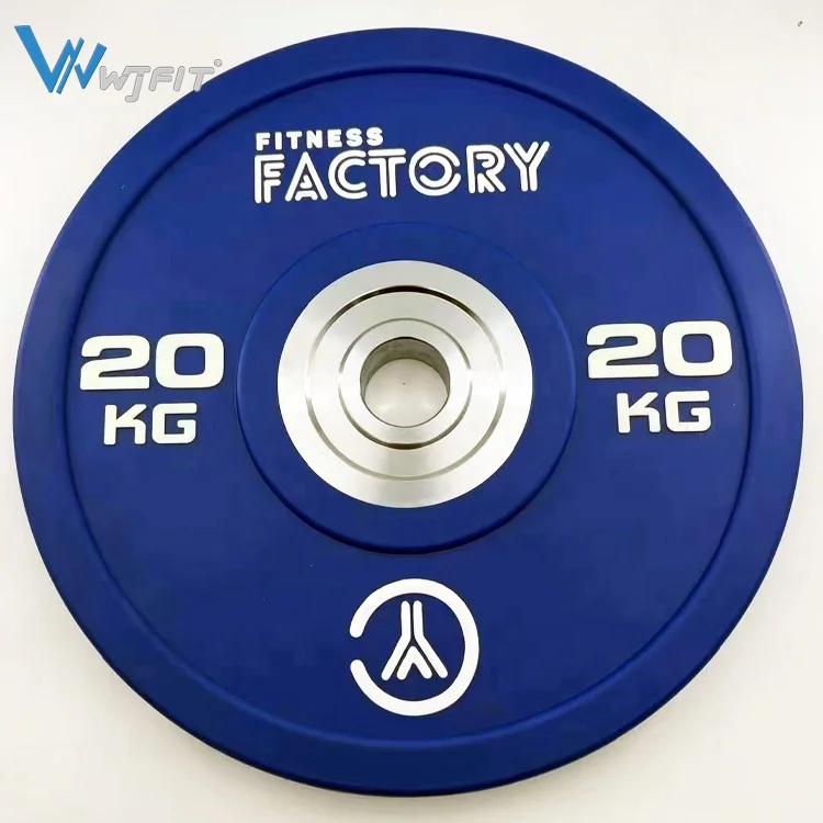 High Quality Gym Weightlifting Bumper Calibrated Steel Weight Plates Color Competition Weight Plate