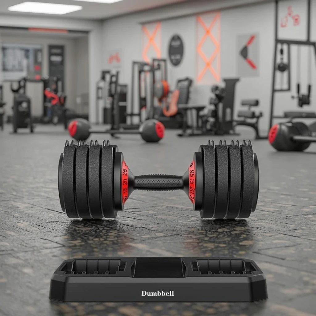 GoalFit 2024 New Design Free Weight Adjustable Dumbbell 12kg 24kg Dumbbell 10kg for Men and Women