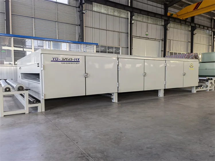 Non woven oven equipment with single conveyor for  Soft Wadding