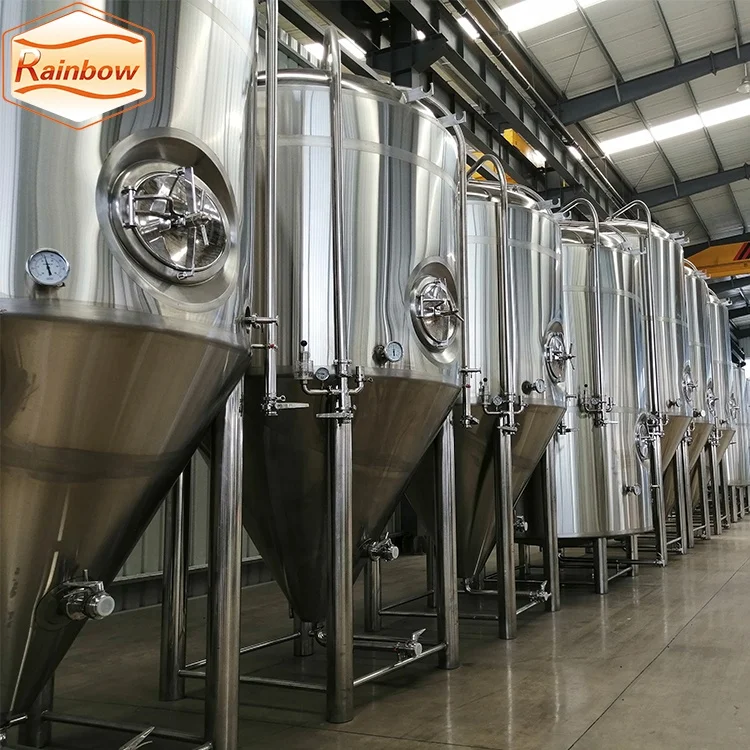 Craft Beer Production Line stainless steel grains Fermenter wine Making Machine
