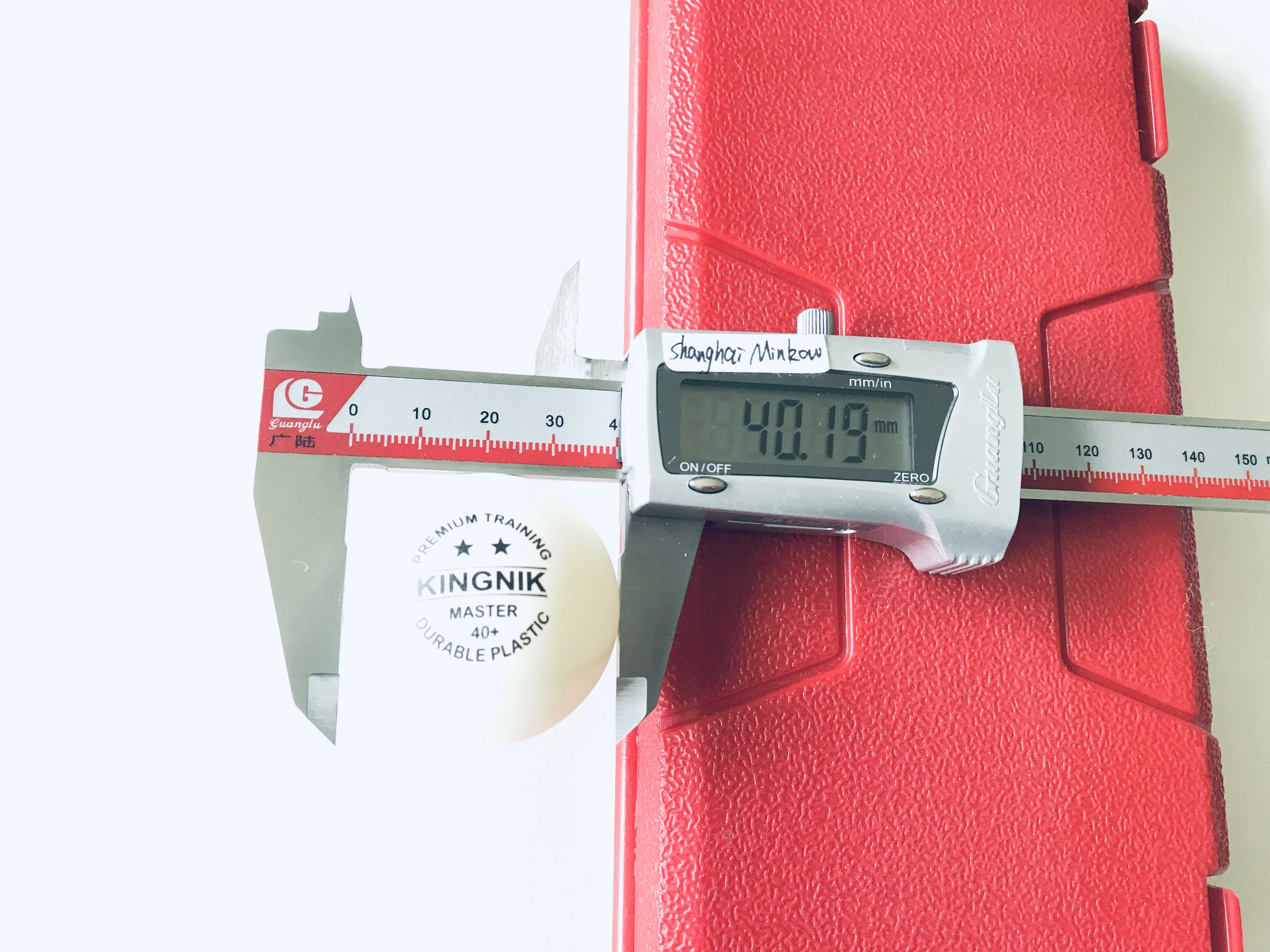 
KINGNIK 2star Master Plastic 40+ white premium training table tennis ball (100 balls per bag) 