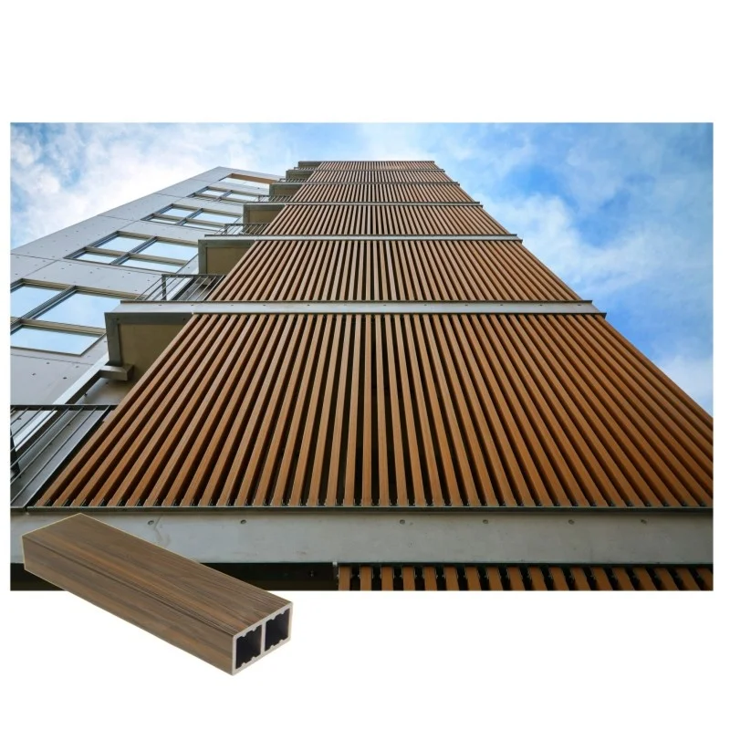 Tube panels  WPC Timber Wood Plastic Composite Tube tube For outdoor ceiling