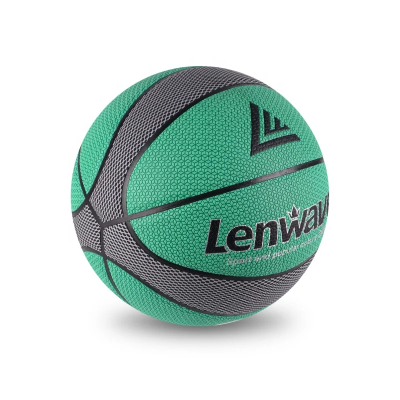Lenwave official size 4/5/6/7/9 luminous basketball basketball training/game pvc/pu/microfiber 9panels basketball ball