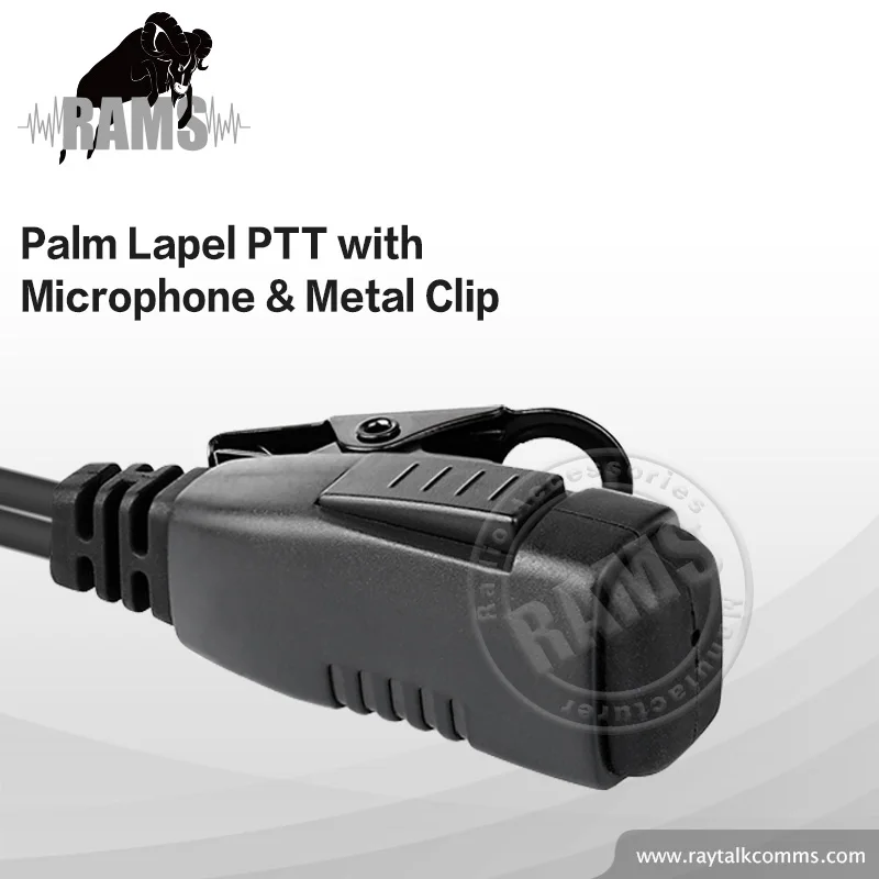 G Shape Ear Hook Earphone Earpiece Headset Wired Walkie Talkie Earpiece Headset with Mic for 2 Pin