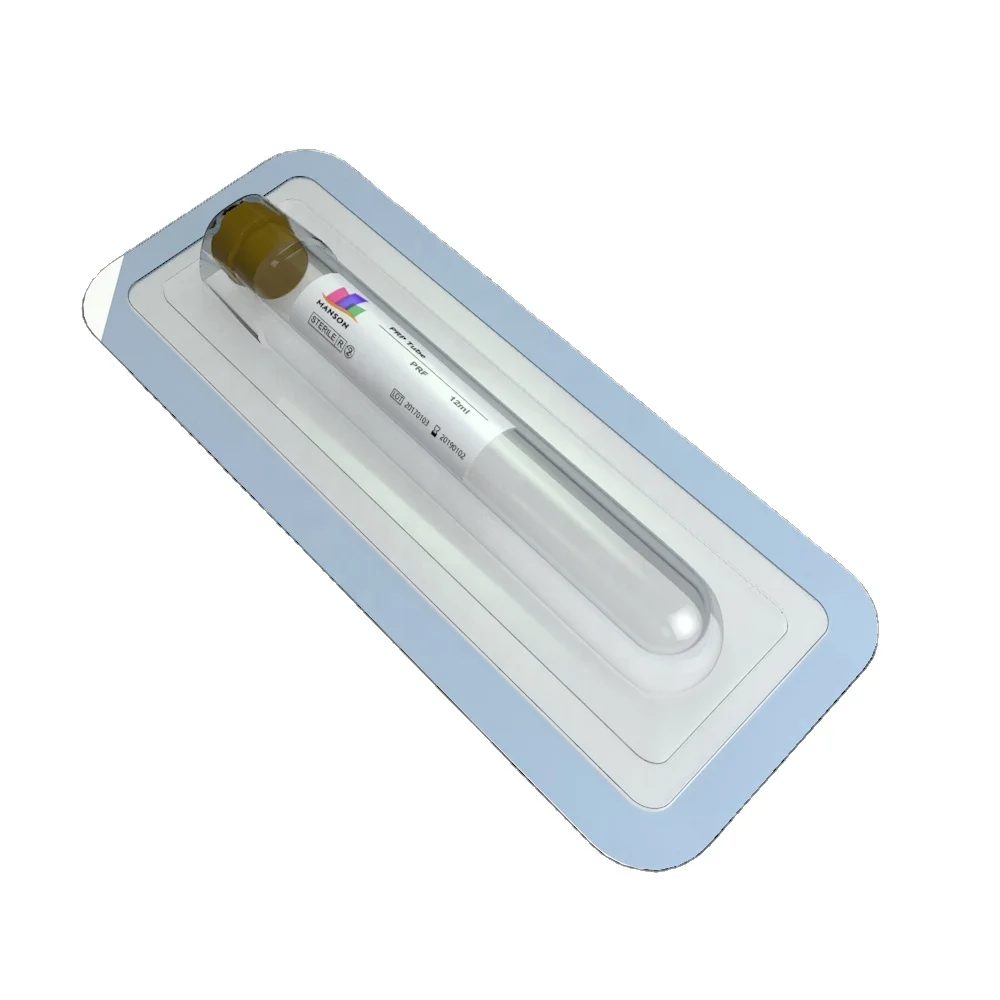 Pyrogen Free Dental Implant Platelet Rich Firbin Dental PRF Tube