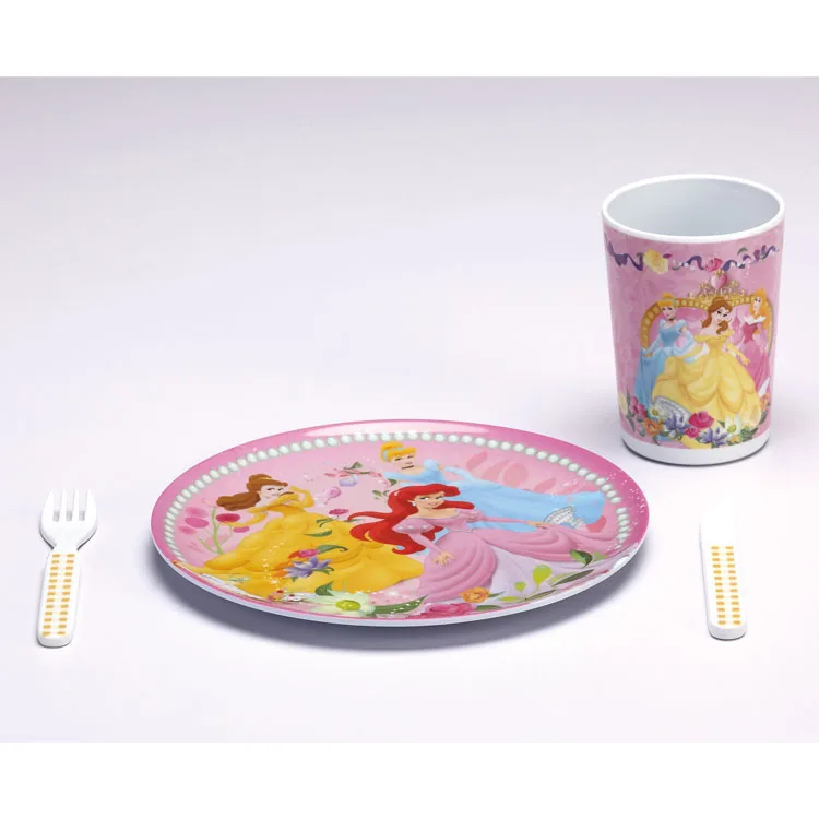 rustic look wholesale lightweight Non-Toxic kid plastic dinnerware set