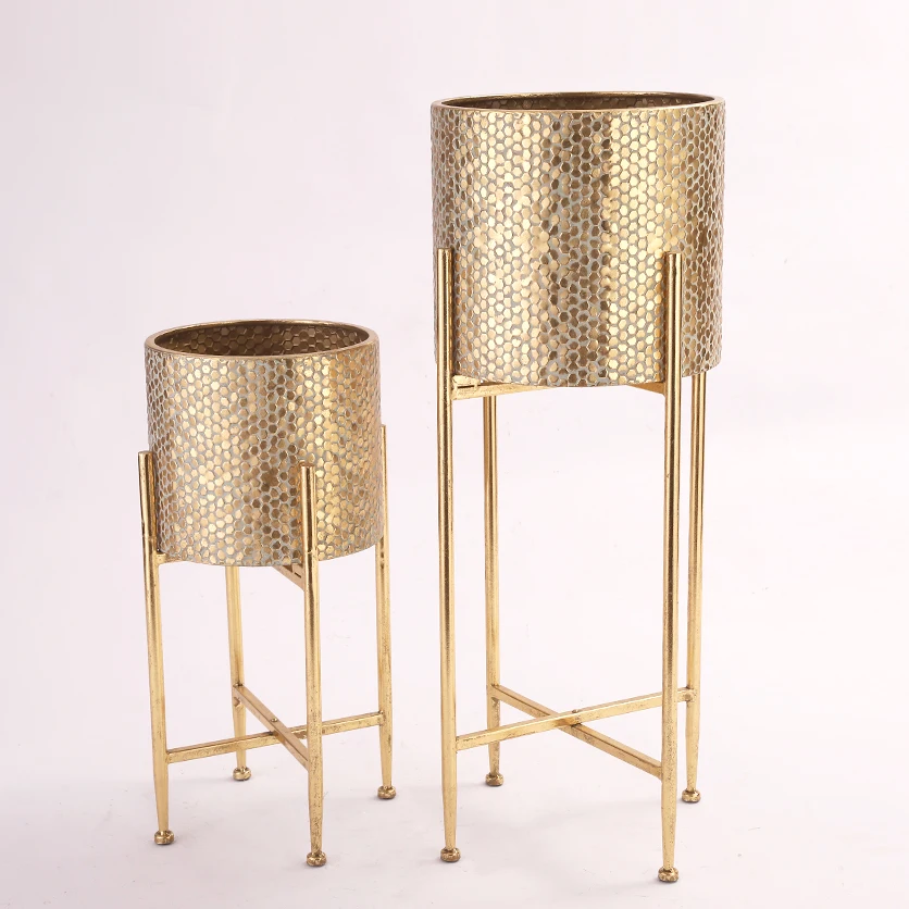 Домашний декор держатель для цветочных горшков металлическая подставка