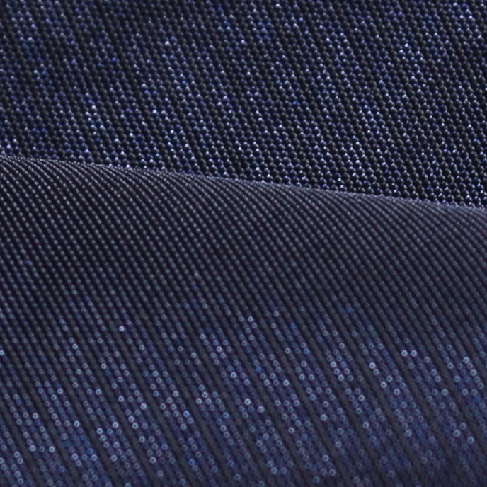 
3:1 Black Silk Brickstone Silk Imitation Memory Fabric (Tibetan Blue) 